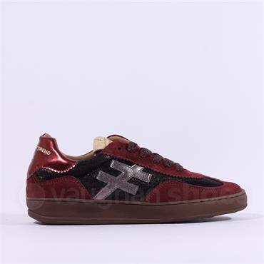 Another Trend Iconic II Gumsole Trainer - Burgundy Black